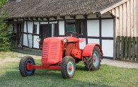 Historischer Traktor bei der Veranstaltung 
